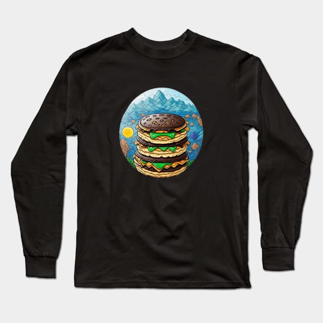 Dorayaki Vintage Kawaii Yummy Since Established Retro Long Sleeve T-Shirt by Flowering Away